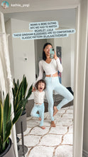Load image into Gallery viewer, Blue Gingham High Waisted Leggings