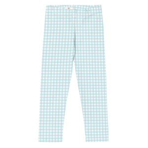 Blue Gingham Mini Me Leggings