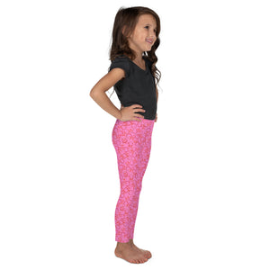 Pink kids yoga leggings