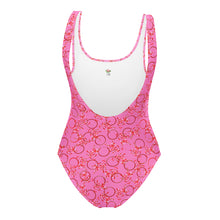 Load image into Gallery viewer, Pink Garland One-Piece Swimsuit