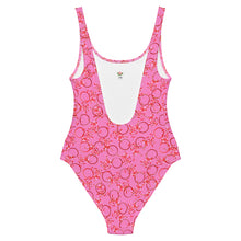 Load image into Gallery viewer, Pink Garland One-Piece Swimsuit