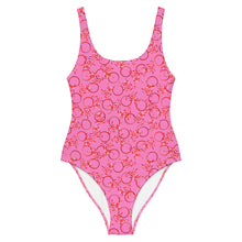 Load image into Gallery viewer, Pink Garland One-Piece Swimsuit