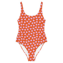 Load image into Gallery viewer, Cute Hearts One-Piece Swimsuit