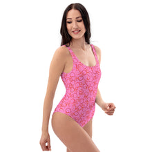 Load image into Gallery viewer, Pink Garland One-Piece Swimsuit
