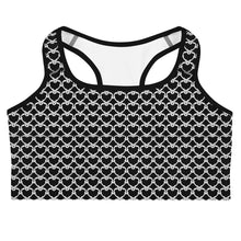 Load image into Gallery viewer, Linked heart sports bra yoga bra