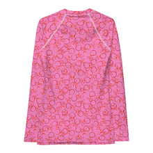 Load image into Gallery viewer, Pink Garland Rash Guard