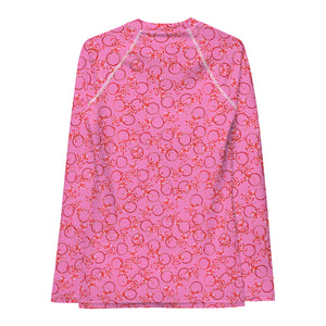 Pink Garland Rash Guard