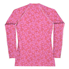 Load image into Gallery viewer, Pink Garland Rash Guard