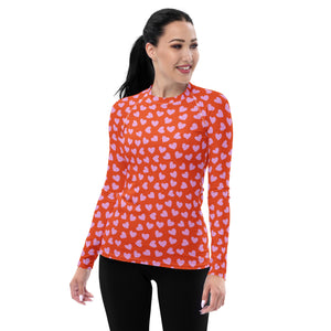 Cute Hearts Rash Guard