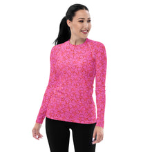 Load image into Gallery viewer, Pink Garland Rash Guard