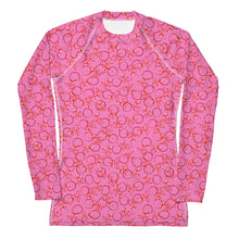 Load image into Gallery viewer, Pink Garland Rash Guard
