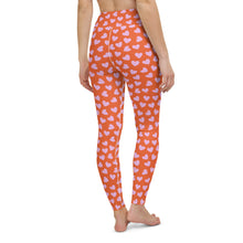 Load image into Gallery viewer, Pink Heart High Waisted Leggings