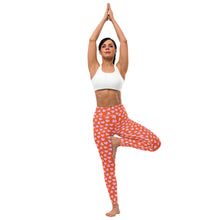 Load image into Gallery viewer, Pink Heart High Waisted Leggings
