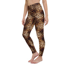 Load image into Gallery viewer, Leopard print high waisted leggings activewear
