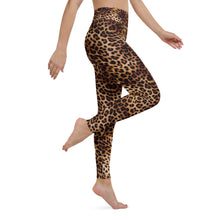 Load image into Gallery viewer, Leopard print high waisted leggings activewear