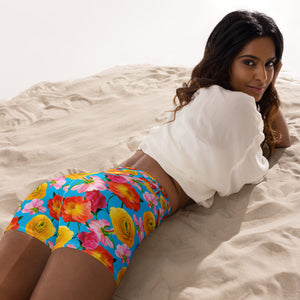 Royal Garden High Waisted Shorts