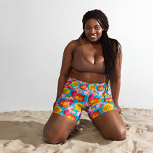 Load image into Gallery viewer, Royal Garden High Waisted Shorts