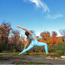 Load image into Gallery viewer, Electric Blue High Waisted Leggings