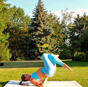 Electric Blue High Waisted Leggings