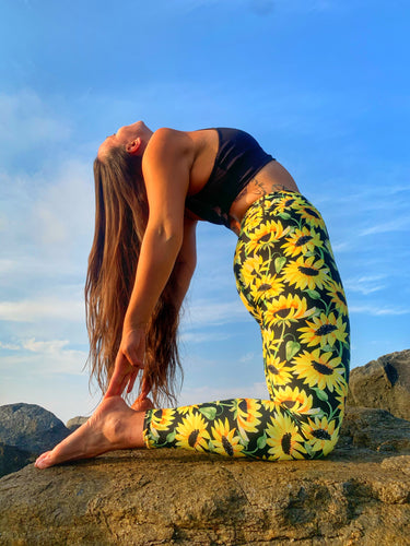 Sunflower High Waisted Leggings