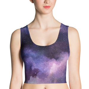 The universe loves you cropped yoga top for women