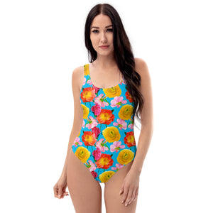 Royal Garden One-Piece Swimsuit