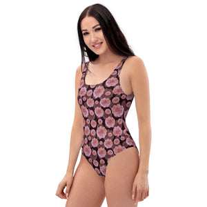 Lula Activewear Pink Blossom One Piece Swimsuit Body suit