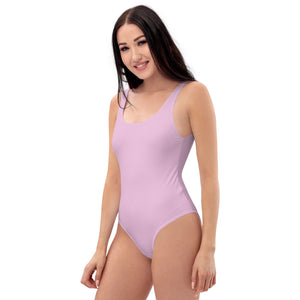 Soft Lilac One-Piece Swimsuit