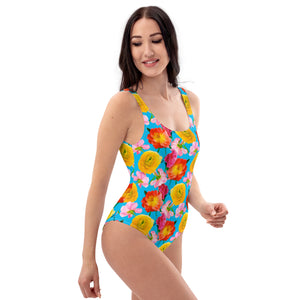 Royal Garden One-Piece Swimsuit