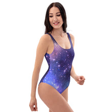 Load image into Gallery viewer, Blue one piece swimsuit