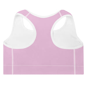 Soft Lilac Padded Sports Bra