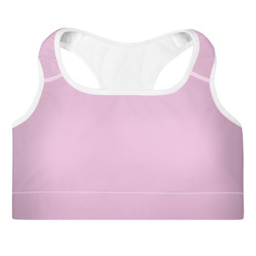 Soft Lilac Padded Sports Bra