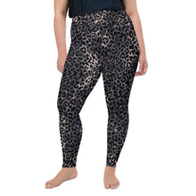 Load image into Gallery viewer, Leopard print plus size leggings for women