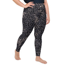 Load image into Gallery viewer, Leopard print plus size leggings for women