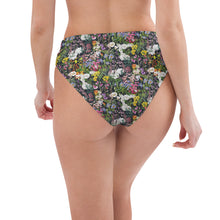 Load image into Gallery viewer, Floral Recycled High Waisted Bikini Bottom