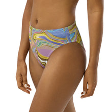 Load image into Gallery viewer, Marble High Waisted Recycled Bikini Bottom