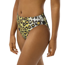 Load image into Gallery viewer, Lula Activewear Gold Leopard Print Recycled Bikini Bottoms