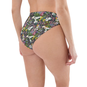 Dark Romantique Recycled high-waisted bikini bottom