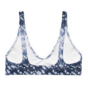 Recyled padded bikini top