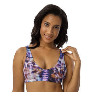 Recyled padded bikini top