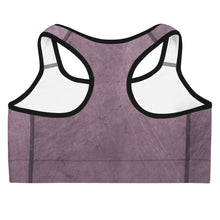 Load image into Gallery viewer, Grape Marble Sports bra