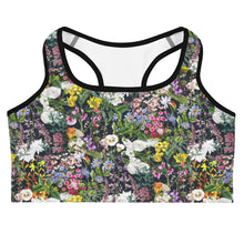 Load image into Gallery viewer, Floral yoga bra