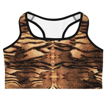 Load image into Gallery viewer, Tiger Print Sports bra