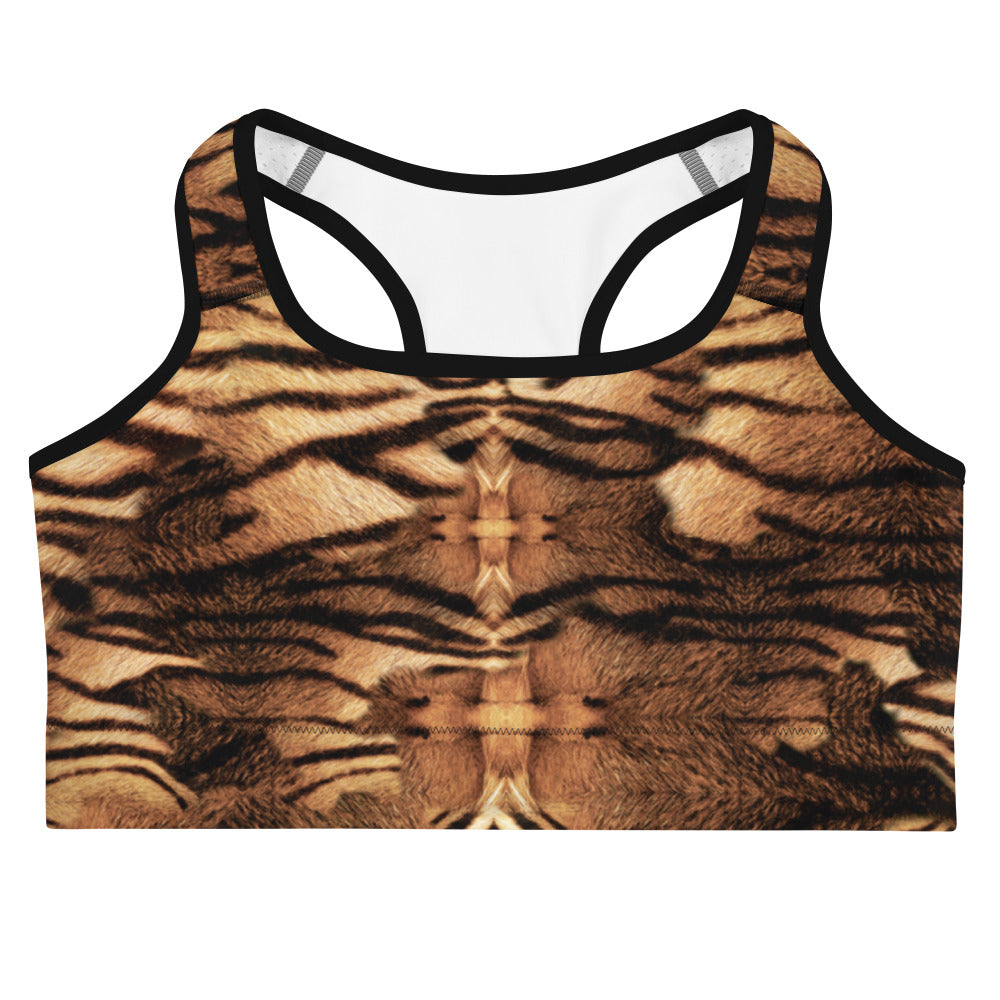 Tiger Print Sports bra