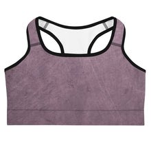 Load image into Gallery viewer, Grape Marble Sports bra