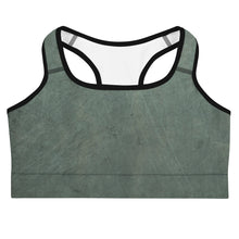 Load image into Gallery viewer, Green Marble Sports bra
