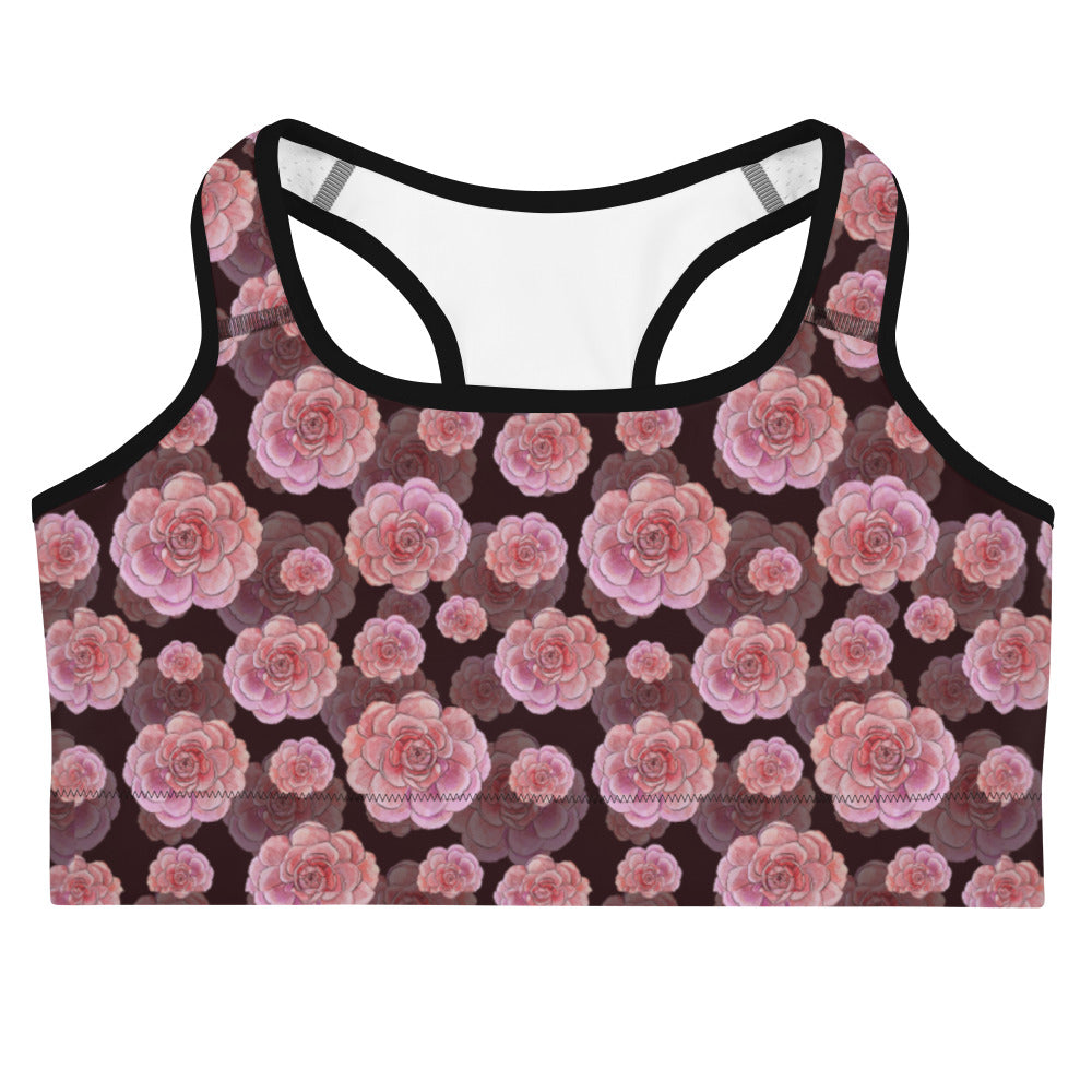 Pink Blossom Sports bra