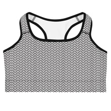 Load image into Gallery viewer, Zig Zag Sports bra