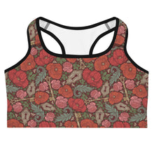 Load image into Gallery viewer, Rose Garden Yoga Sports Bra
