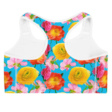 Load image into Gallery viewer, Royal Floral Lula Activewear Sports Bra